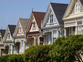 The painted Ladies: Berühmte viktorianische Häuser in San Francisco