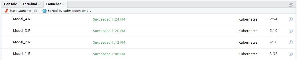 eoda-rstudio-job-launcher RStudio joib launcher Screenshot