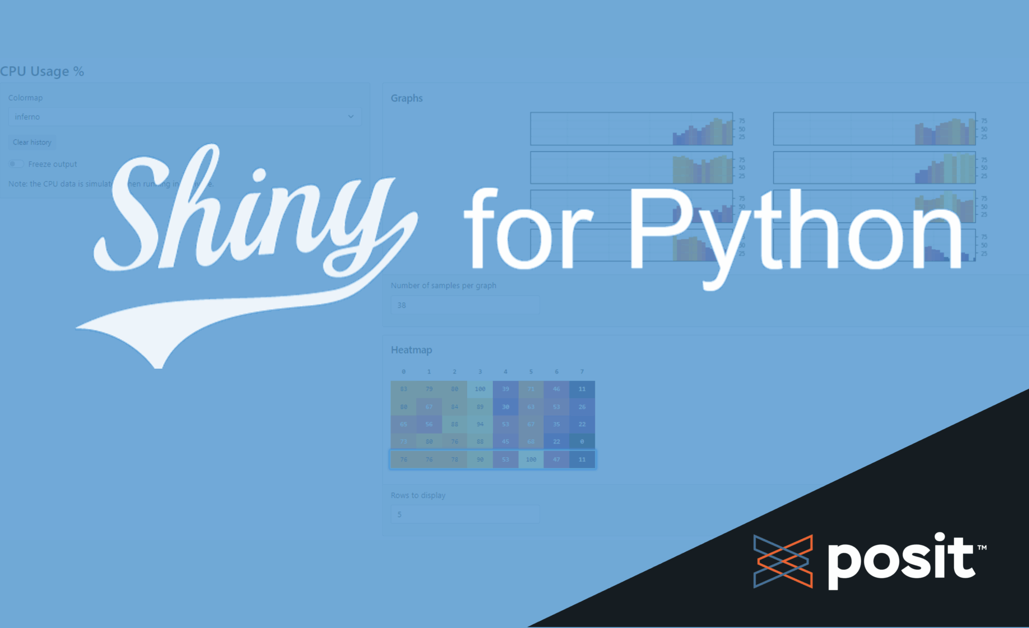 Shiny for Python: RStudio (Posit) öffnet Shiny für Python-Community ...