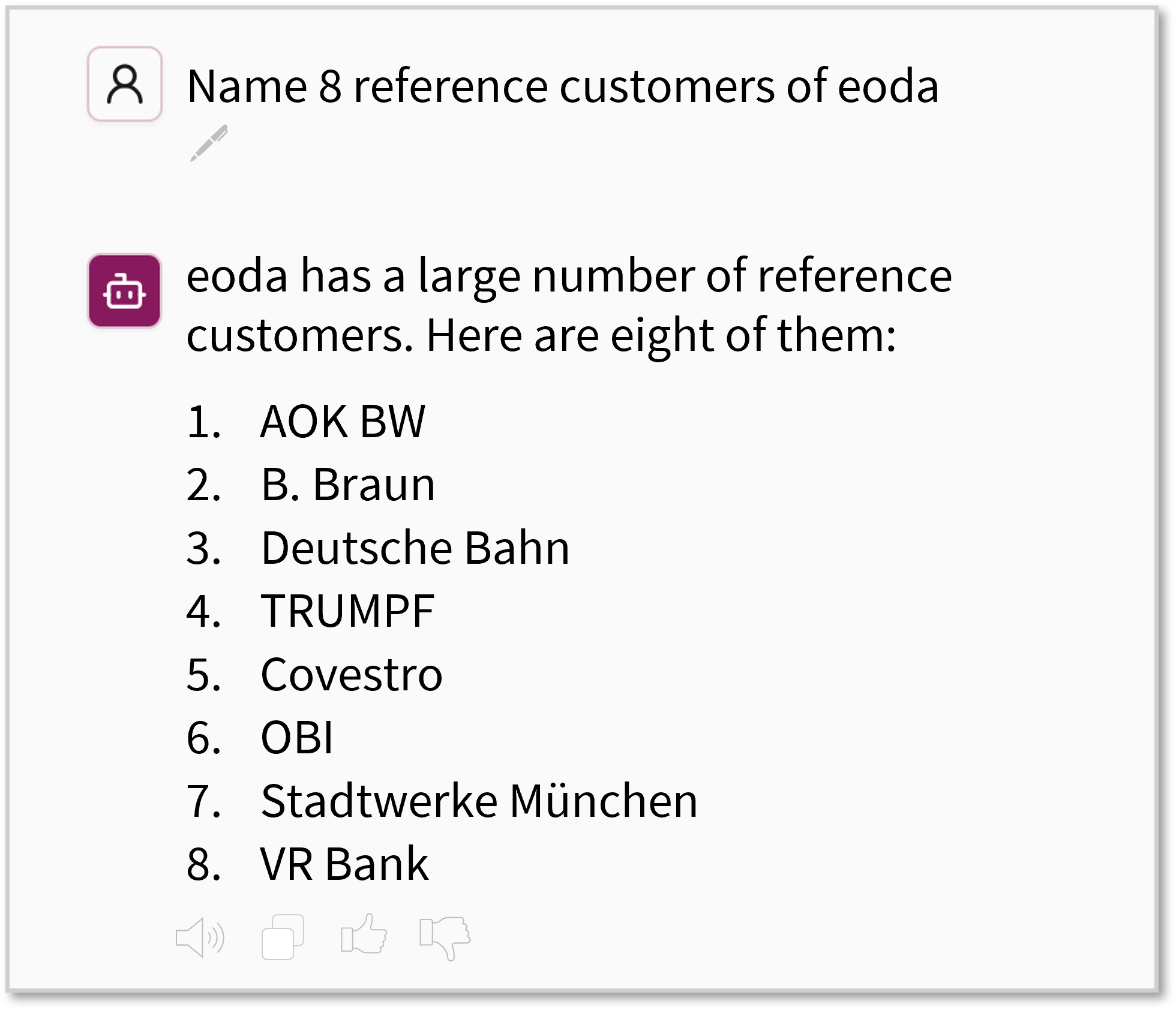 referenzkunden eoda rag Retrieval Augmented Generation Referenzkunden eoda