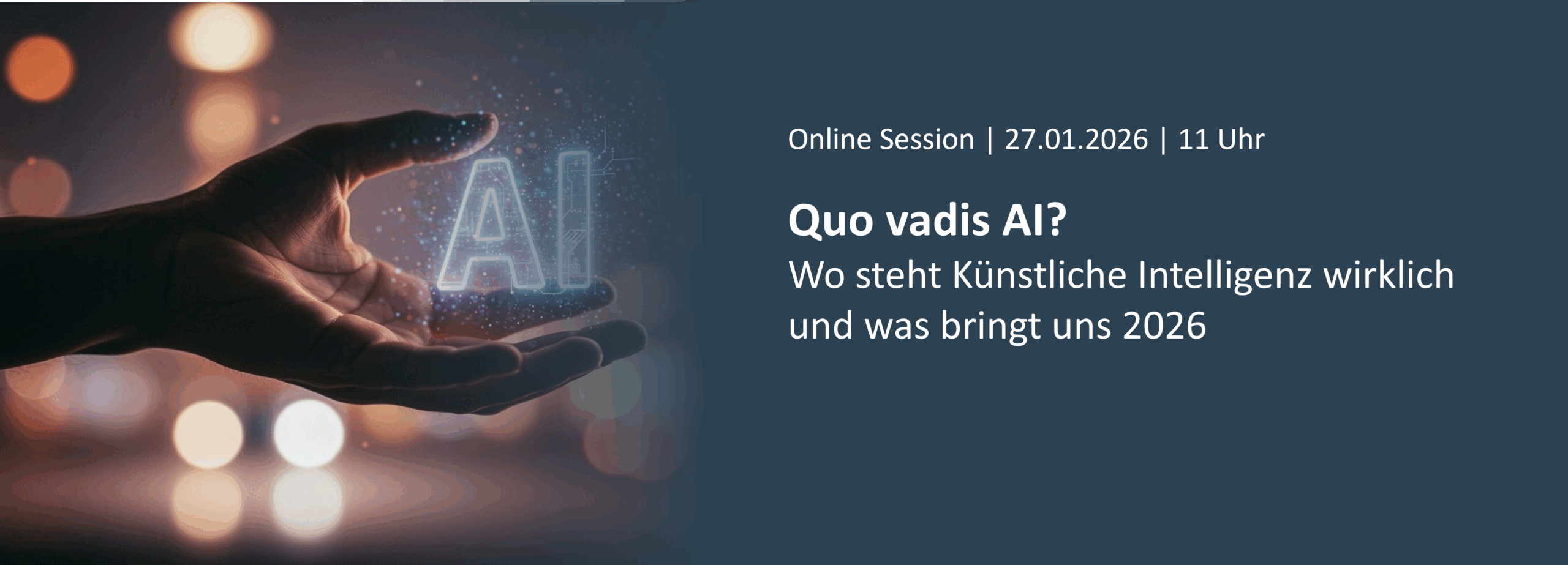 Online Session Quo Vadis KI2