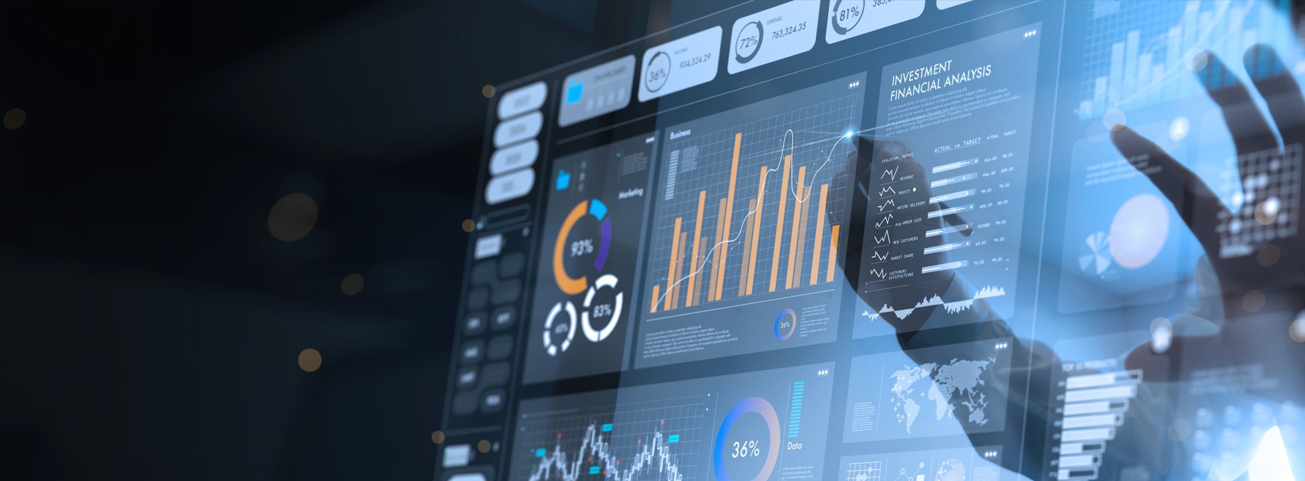 Dasboards-Datenvisualisierung