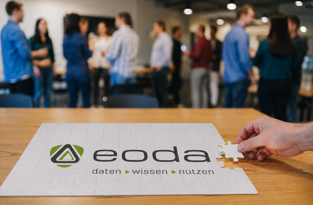 Letztes Puzzleteil zum eoda-Logo wird ergänzt