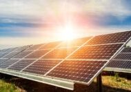 Solaranlage in der Sonne