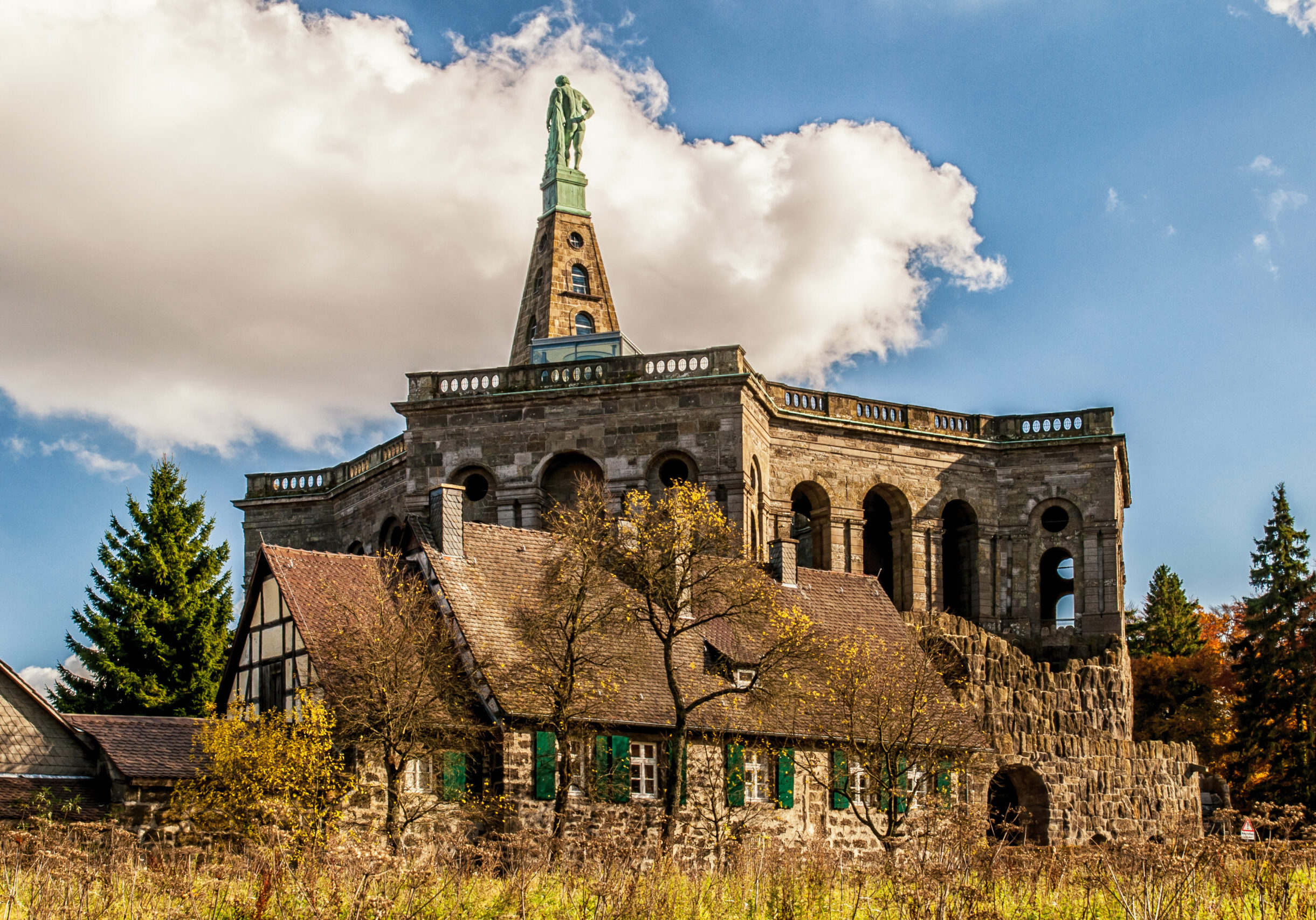 The,Hercules,Monument,In,Kassel The,Hercules,Monument,In,Kassel